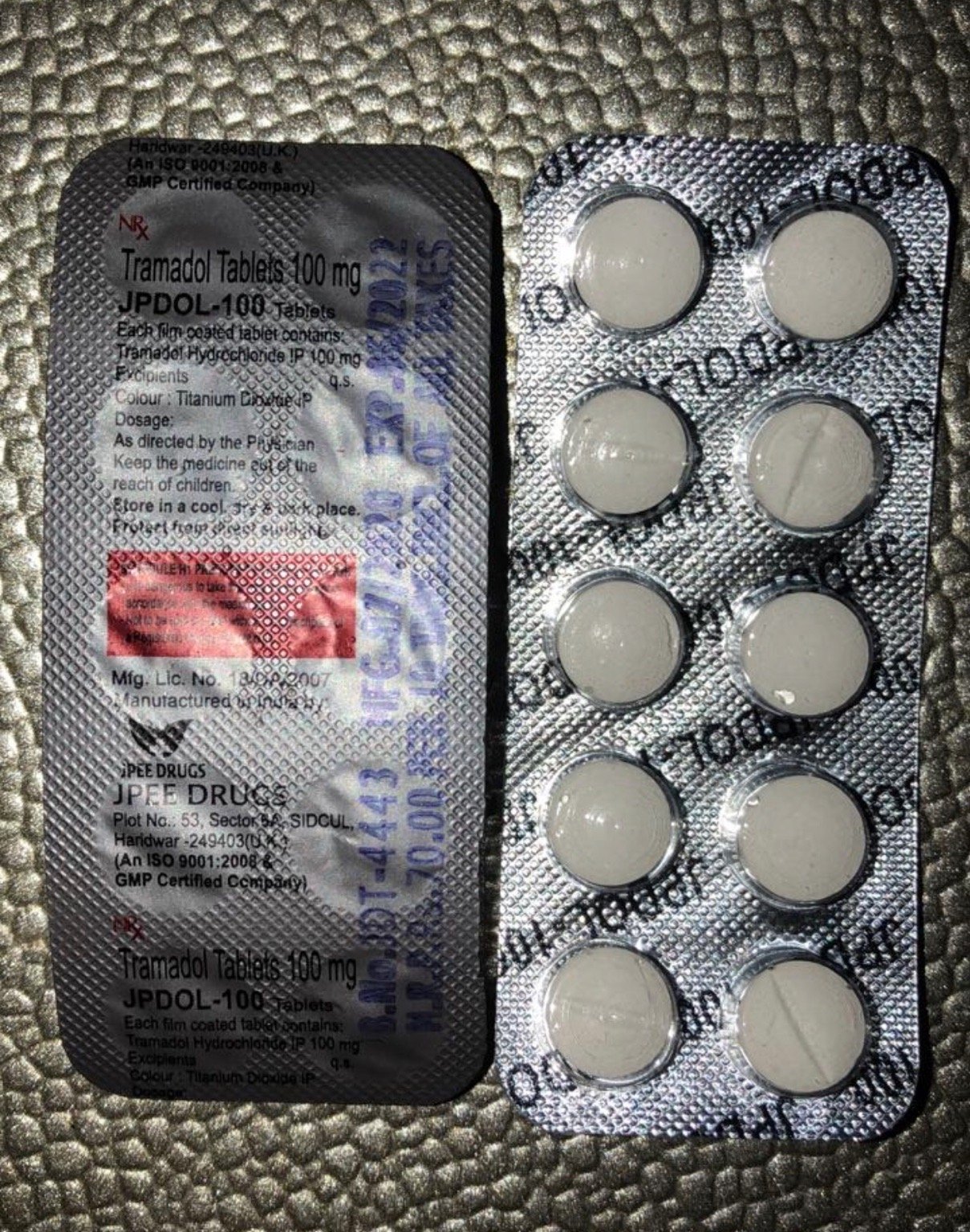 10x 100mg TRAMADOL Blister Packs [OUT OF STOCK] Image
