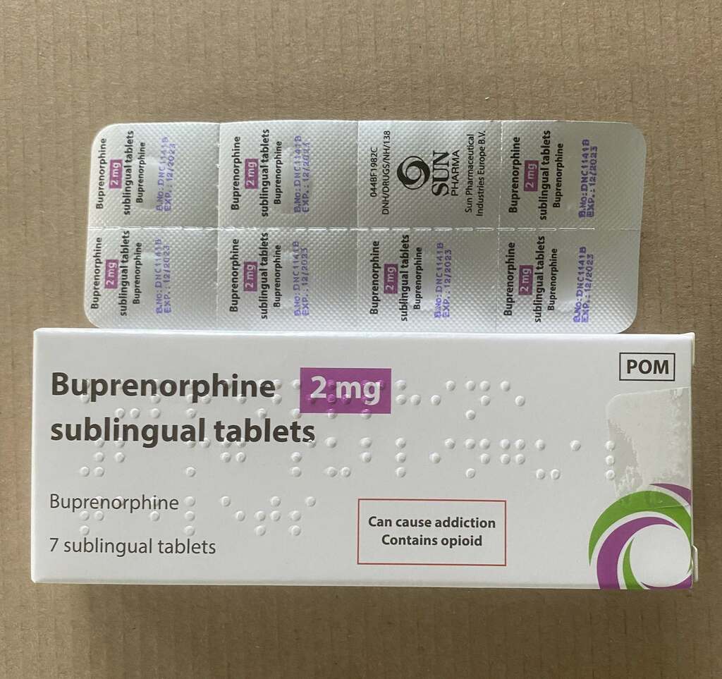 7x 2mg Buprenorphine Sublingual tablets (UK 2 UK) Image