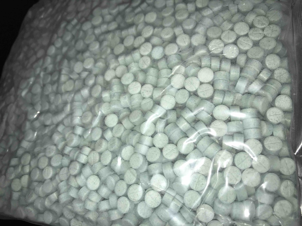 x15-x1000 Blue Flatliner MDMA Pills (UK 2 UK) Image